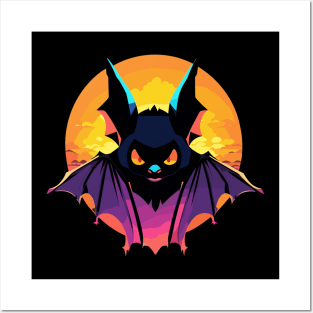 Bat Silhoutte Posters and Art